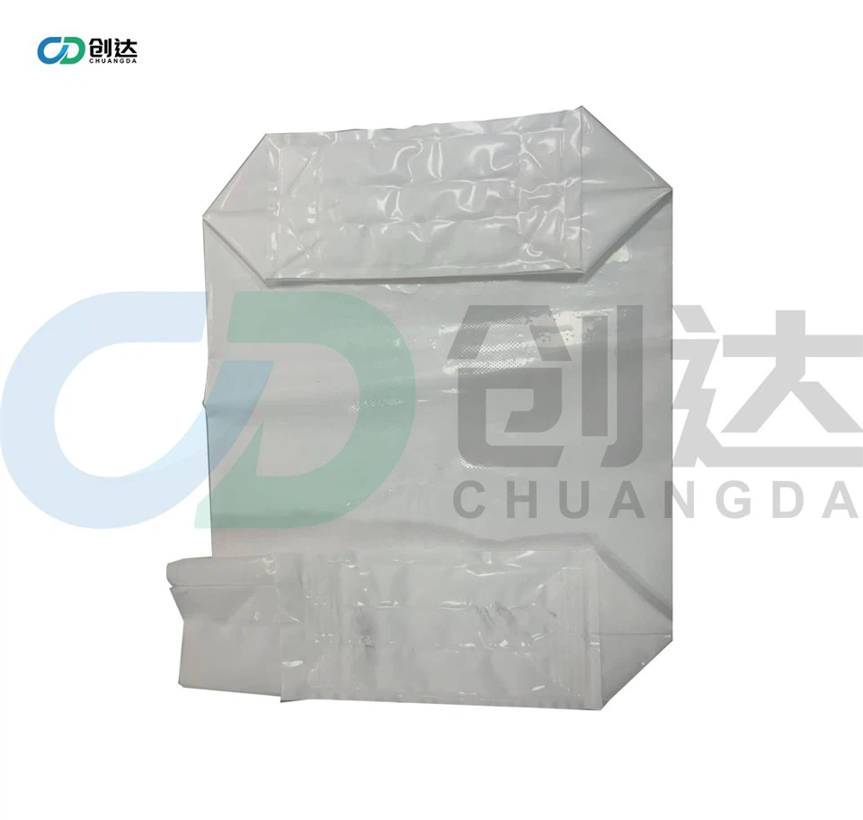 Heat-sealed PE square valve bag